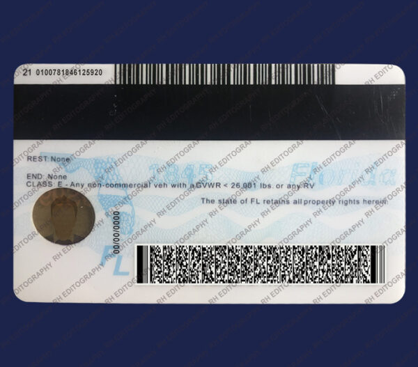 Florida Driving License PSD Template - Image 2