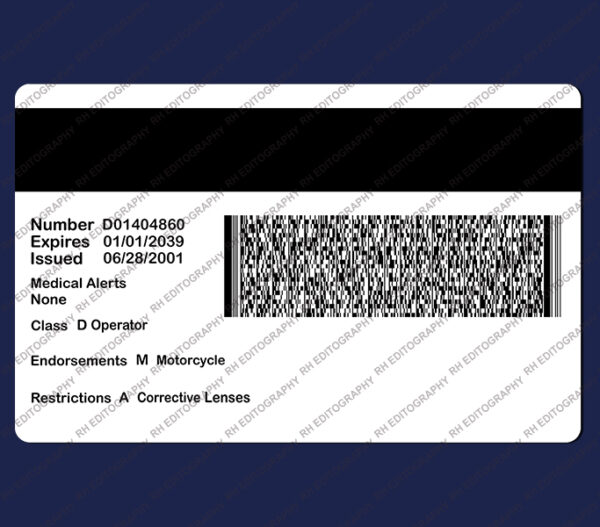 Arizona Drivers License PSD Template - Image 2
